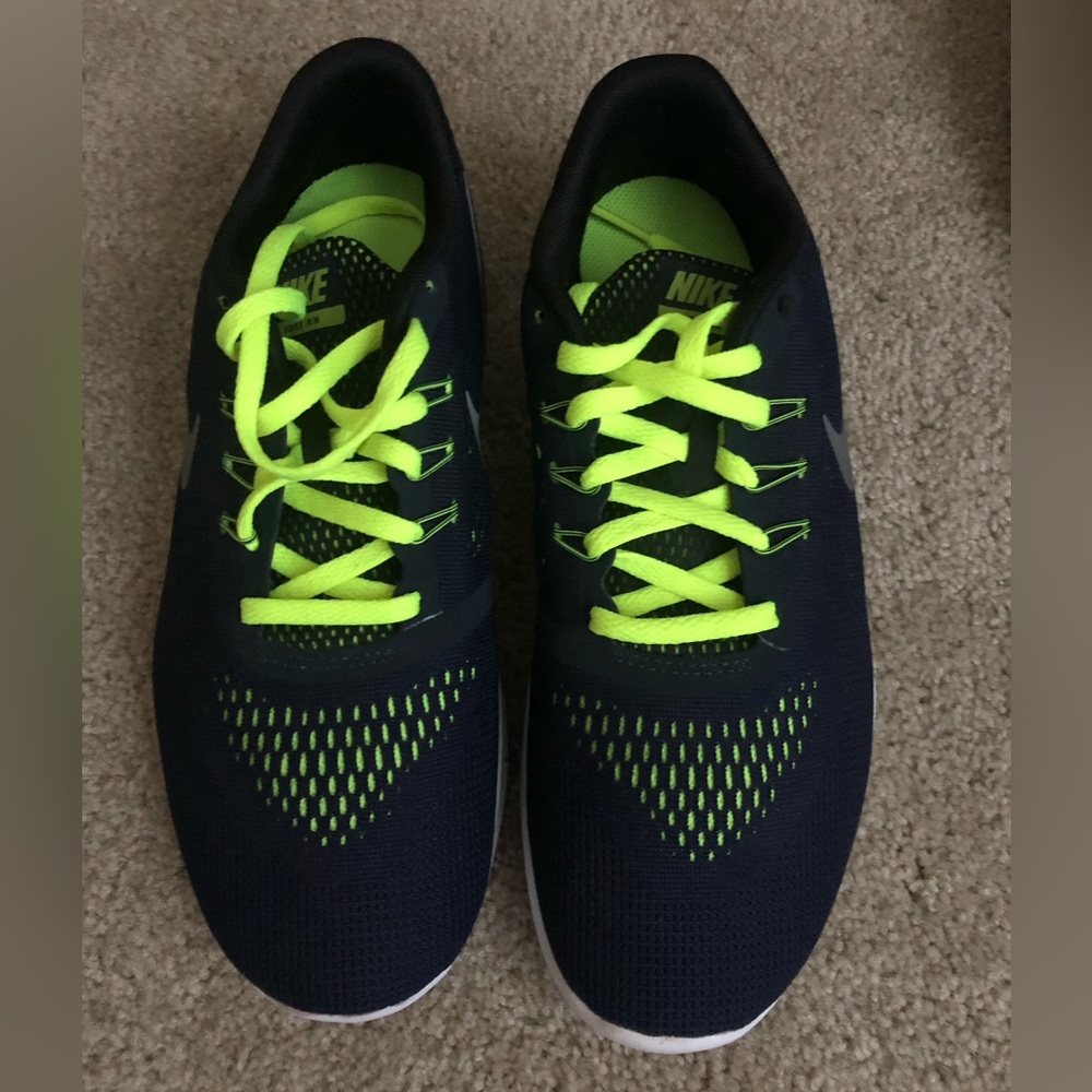 Nike Navy and Neon Yellow